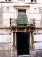 Casa de los marqueses de Cadimo. Portada principal. 